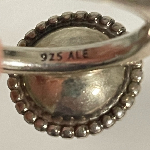 PANDORA Autumn Skies Stackable Ring with Green Amethyst. Size 7. - Picture 6 of 6